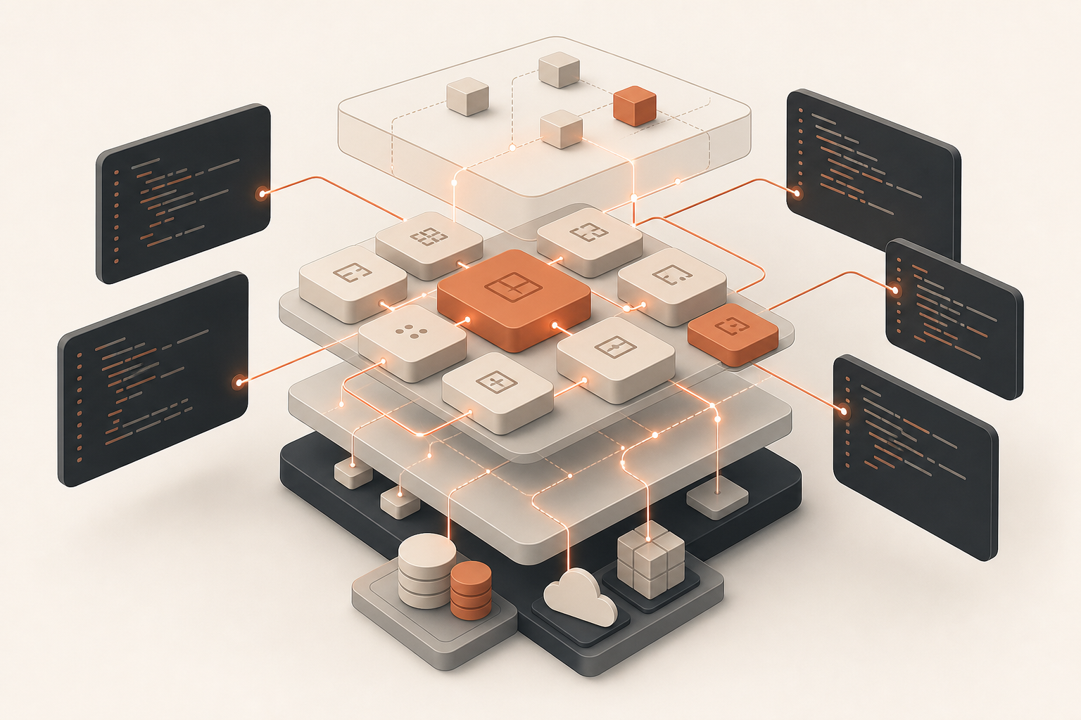 Modular scalable web architecture diagram