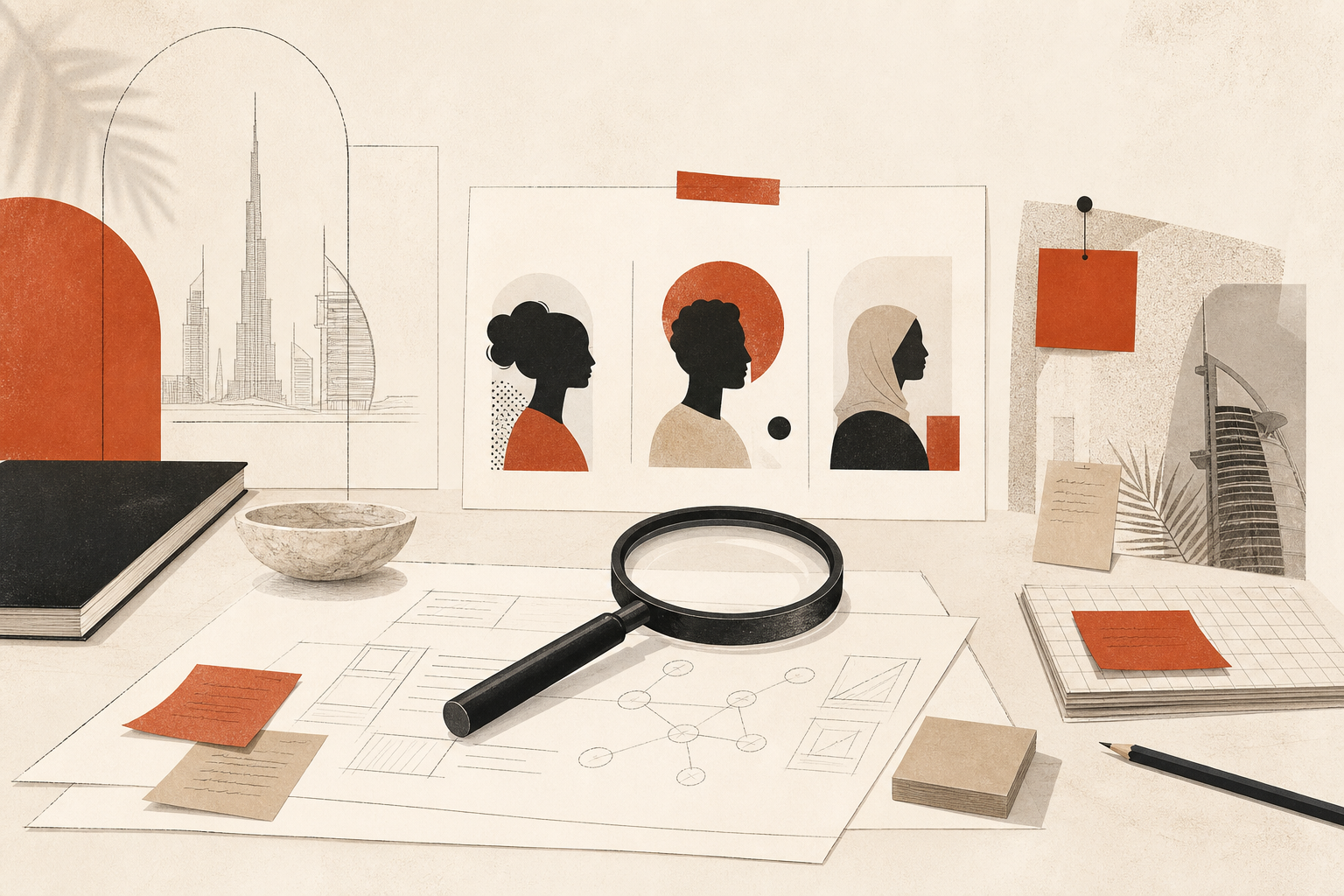 Discovery and research phase with audience analysis
