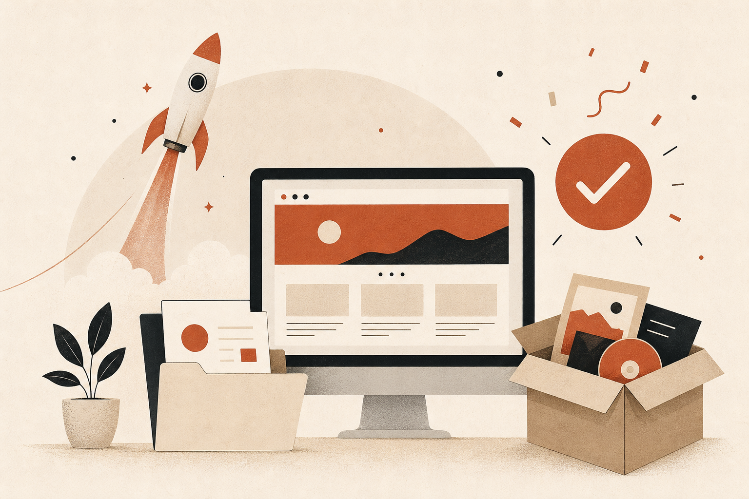 Website launch and project handover
