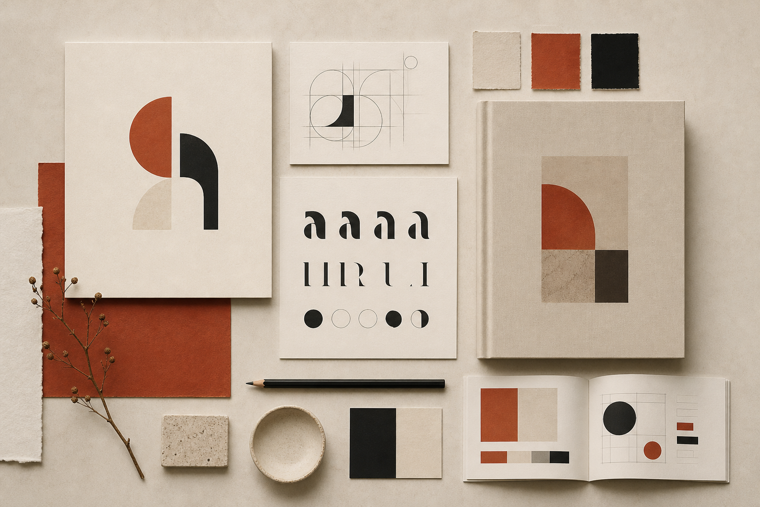 Visual brand identity system for digital channels